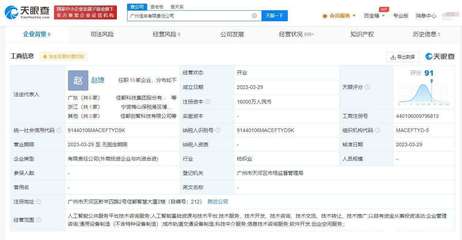佳都科技在广州成立新公司，注册资本达1.6亿元，聚焦广东信息技术咨询服务